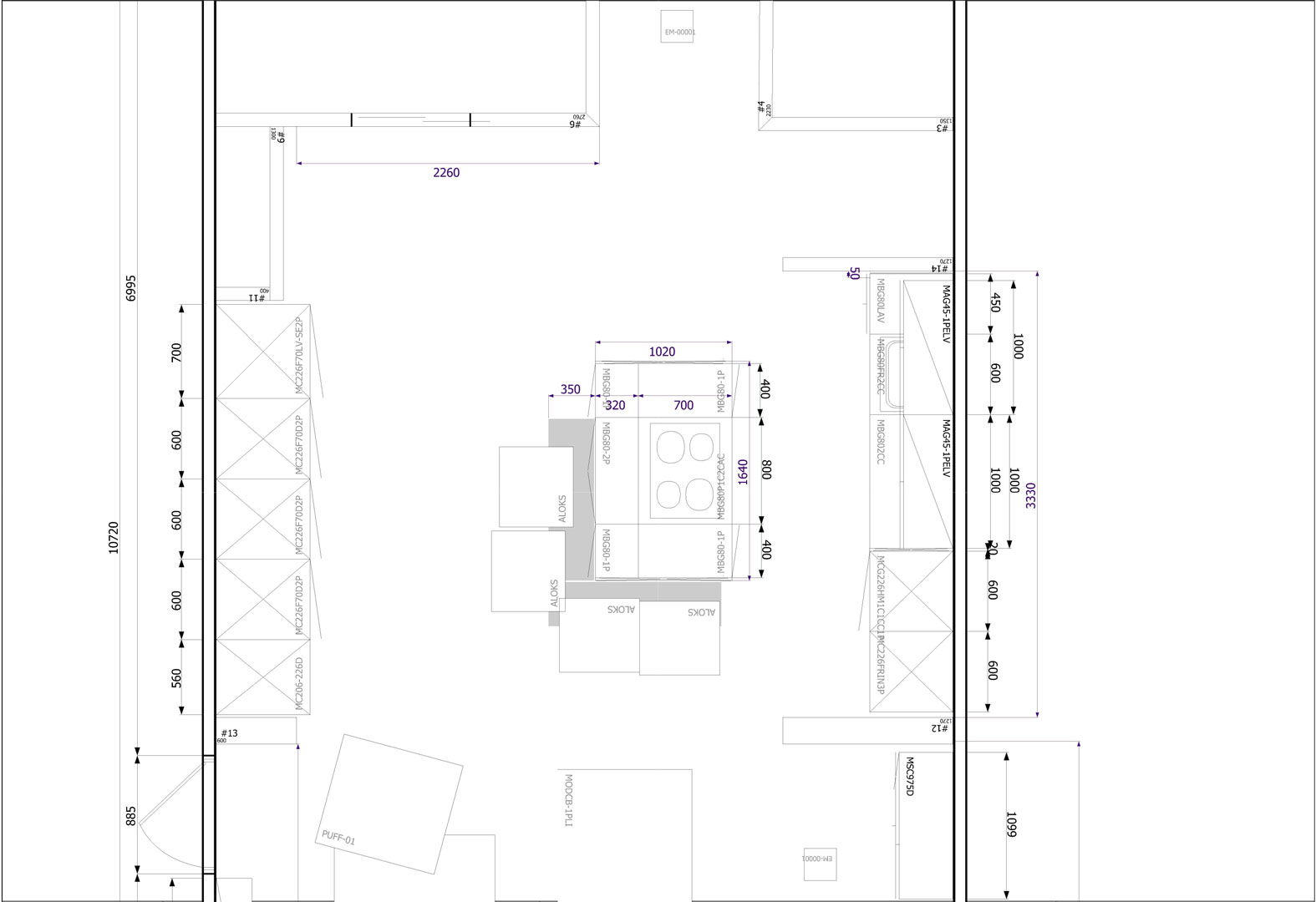 Cocina diseño personalizado